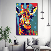 Painting by Numbers - Long Neck Giraffe - Pop Art